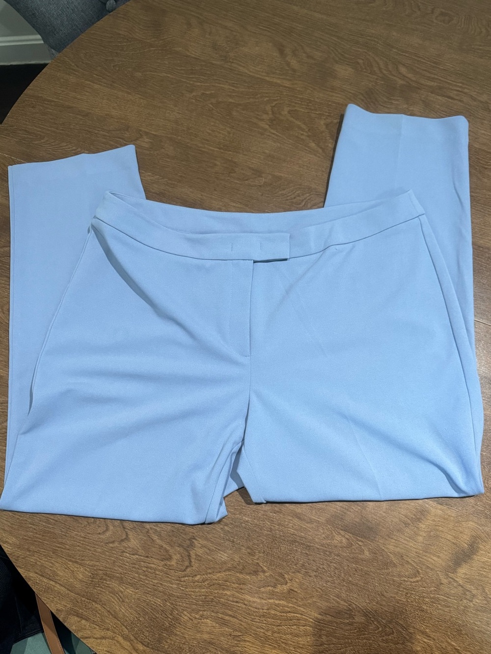 Anne Klein Blue Grey Tailored Trousers